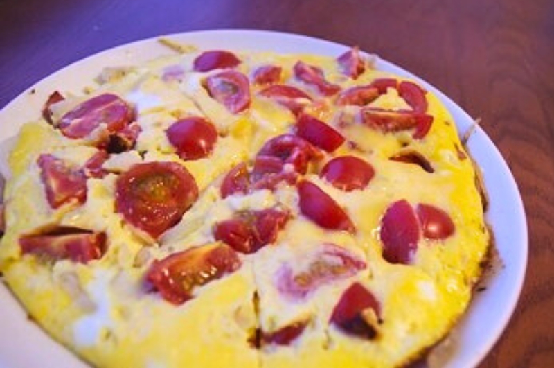 オープンオムレツ