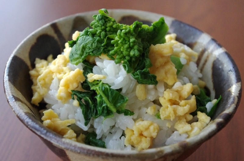 菜の花ご飯